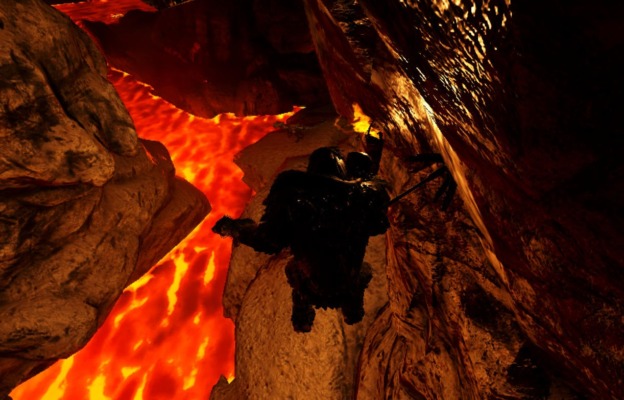 大物の洞窟でグラップリングフック 大物の洞窟でグラップリングフック