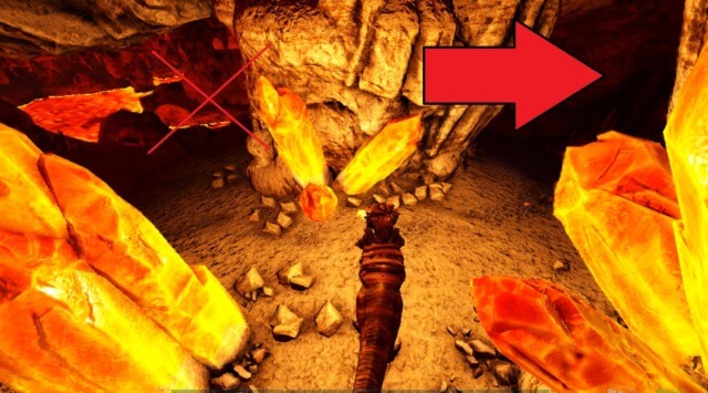 大物の洞窟の道順 大物の洞窟の道順