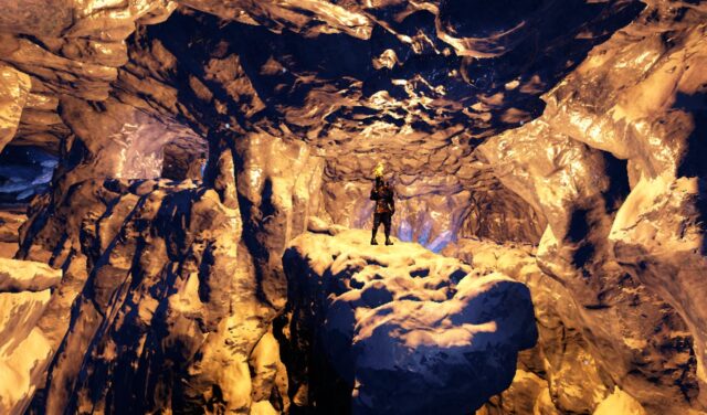 天帝の洞窟内部