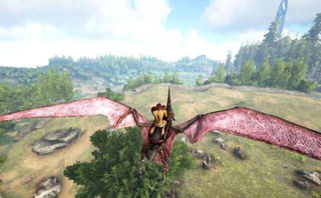 プテラノドンで空の旅