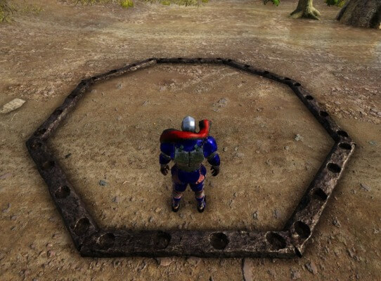 ８角形の基礎土台