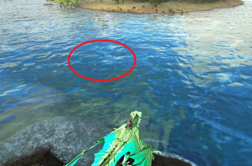 水中のガス田
