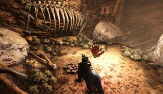 スコーチドアースの岩山のアーティファクトがある洞窟を攻略！