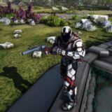 アタッチメントを付けたピストル