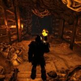 フィヨルドの大物の洞窟