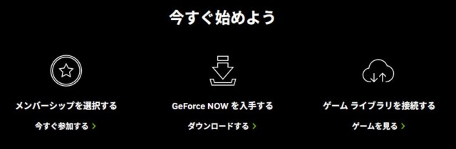 GeForceNowの始め方