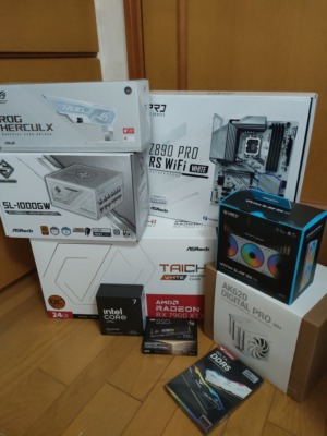 自作PC用パーツ達